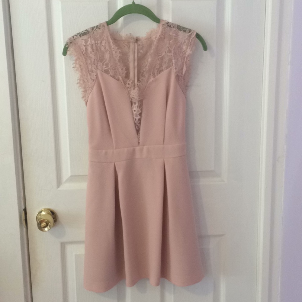 Pink Lace BCBG dress